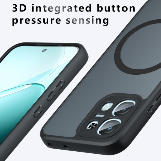 Techsuit PureFrost MagSafe Oppo A6 4G Frosted Black