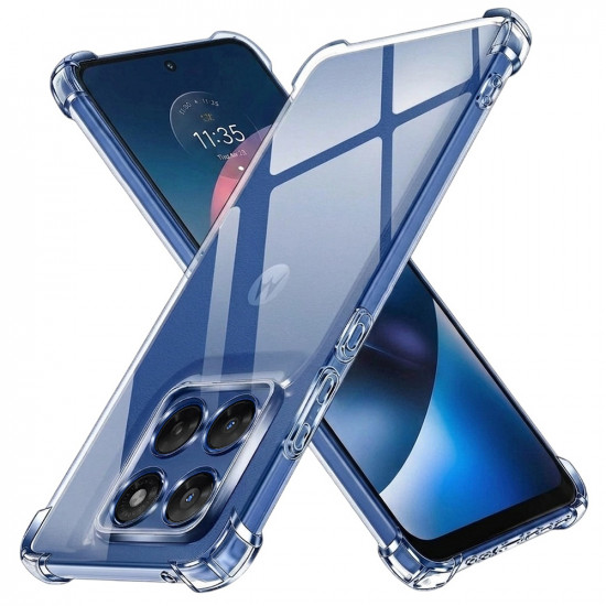 Techsuit Shockproof Clear Silicone Motorola Moto G37 / G37 Power / G47 Clear