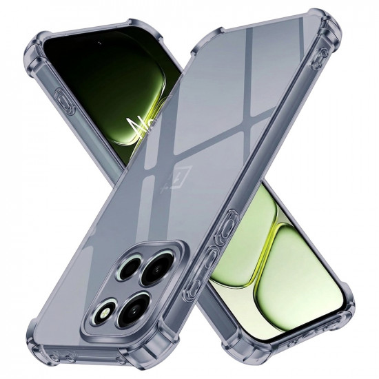 Techsuit Shockproof Clear Silicone OnePlus Nord 6 Smoke Black Techsuit Shockproof Clear Silicone OnePlus Nord 6 Smoke Black