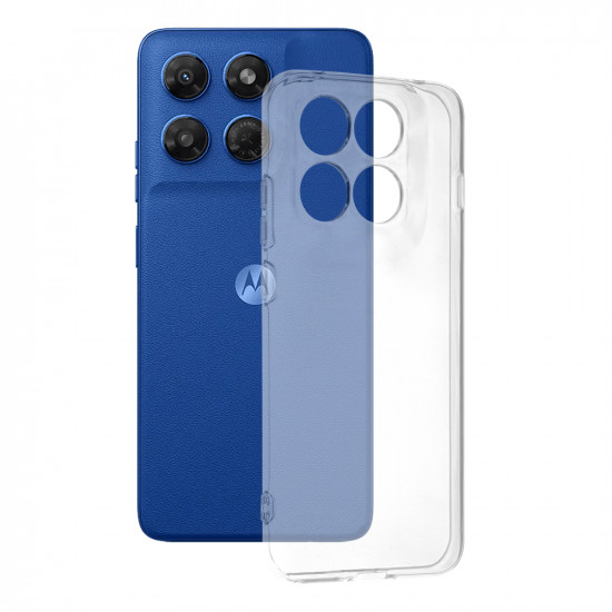 Techsuit Clear Silicone Motorola Moto G37 / G37 Power / G47 Transparent
