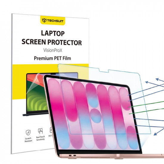 Techsuit VisionProX Anti Blue Light MacBook Neo 13" Clear Techsuit VisionProX Anti Blue Light MacBook Neo 13" Clear