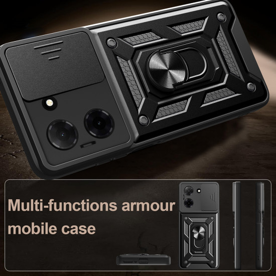 Techsuit CamShield Series Motorola Moto G37 Power Black Techsuit CamShield Series Motorola Moto G37 Power Black
