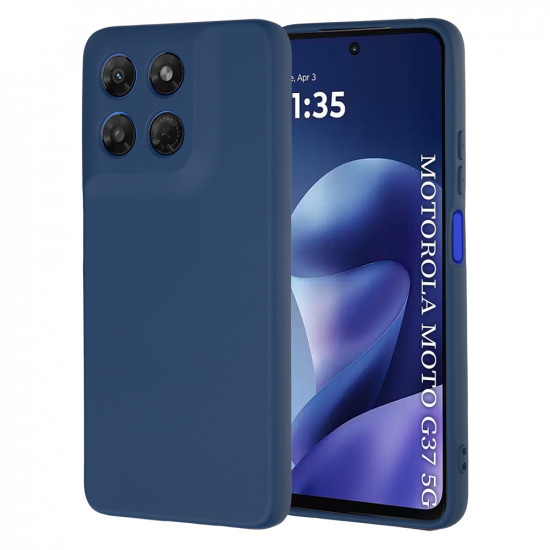 Techsuit SoftFlex Motorola Moto G37 / G37 Power / G47 Navy Blue