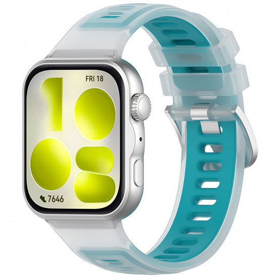 Techsuit Watchband (W084) Huawei Watch Fit 3 / Fit 4 / Fit 4 Pro / Fit 5 / Fit 5 Pro Turquoise Techsuit Watchband (W084) Huawei Watch Fit 3 / Fit 4 / Fit 4 Pro / Fit 5 / Fit 5 Pro Turquoise