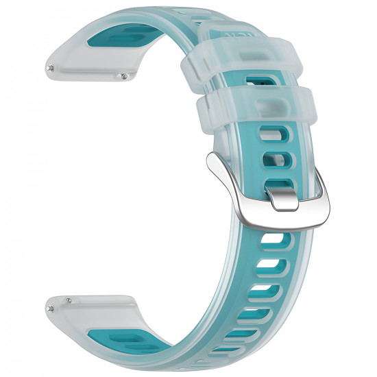Techsuit Watchband 22mm (W084) Samsung Galaxy Watch (46mm)/Watch 3/Gear S3, Huawei Watch GT/GT 2 (46mm) Turquoise Techsuit Watchband 22mm (W084) Samsung Galaxy Watch (46mm)/Watch 3/Gear S3, Huawei Watch GT/GT 2 (46mm) Turquoise