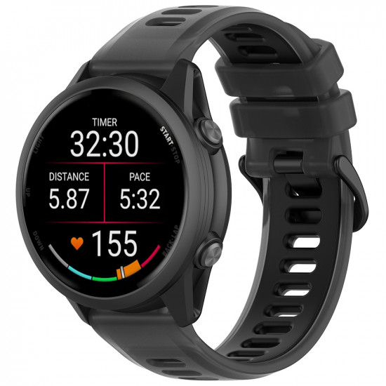 Techsuit Watchband 22mm (W084) Samsung Galaxy Watch (46mm)/Watch 3/Gear S3, Huawei Watch GT/GT 2 (46mm) Black Techsuit Watchband 22mm (W084) Samsung Galaxy Watch (46mm)/Watch 3/Gear S3, Huawei Watch GT/GT 2 (46mm) Black