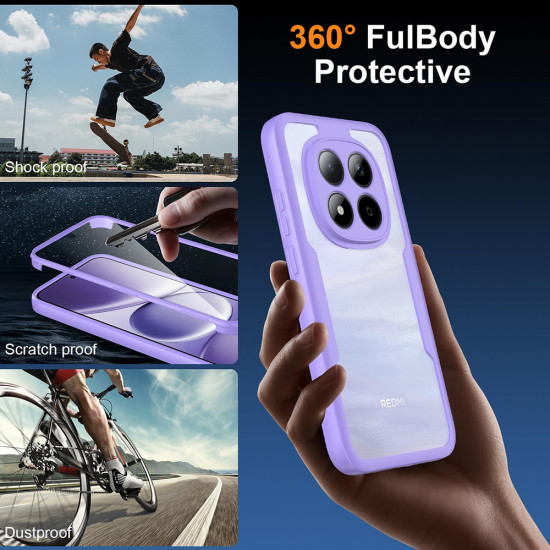 Techsuit ColorVerse 360 Series + Screen Protector Xiaomi Poco X8 Pro Max Purple Techsuit ColorVerse 360 Series + Screen Protector Xiaomi Poco X8 Pro Max Purple