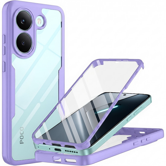 Techsuit ColorVerse 360 Series + Screen Protector Xiaomi Poco X8 Pro Purple