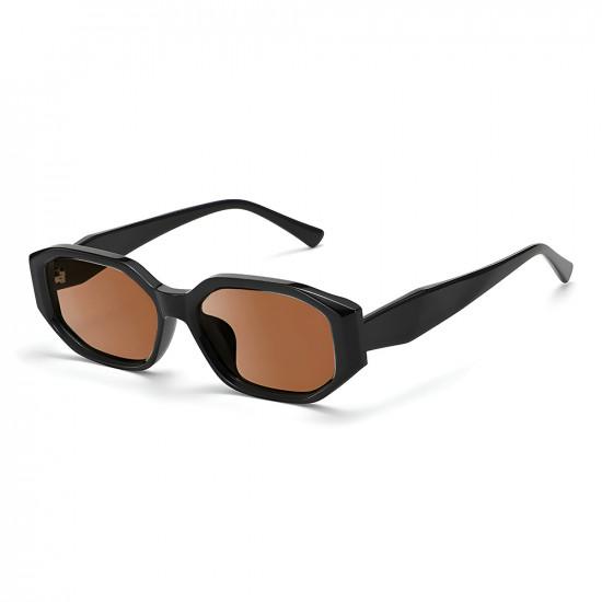 Techsuit Kids Polarized Sunglasses (11153) UV Protection, Gray Lens, TPEE Frame Black / Brown