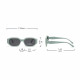 Techsuit Kids Polarized Sunglasses (11153) UV Protection, Gray Lens, TPEE Frame Black / Brown