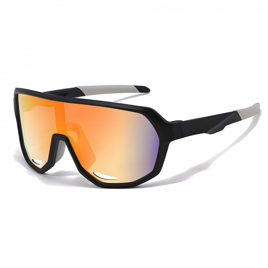 Techsuit Premium Kids Sunglasses (22312) Photochromic, UV Protection, Mirror Lens, TPE Frame, Sport Design Orange/Black Techsuit Premium Kids Sunglasses (22312) Photochromic, UV Protection, Mirror Lens, TPE Frame, Sport Design Orange/Black