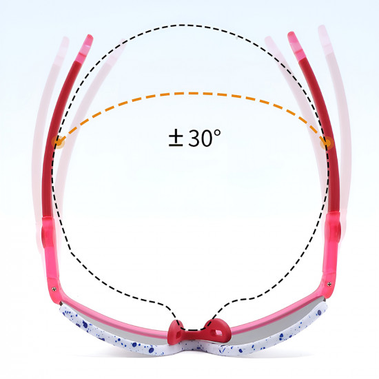 Techsuit Kids Polarized Sunglasses (2025) UV Protection, Gray Lens, TR Frame, Sport Design Pink Techsuit Kids Polarized Sunglasses (2025) UV Protection, Gray Lens, TR Frame, Sport Design Pink