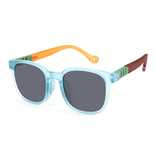 Techsuit Kids Polarized Sunglasses (9694) UV Protection, Grey Lens, TR Frame Bleu Multicolor