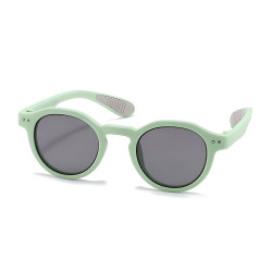 Techsuit Kids Polarized Sunglasses (8443) UV Protection, Gray Lens, TPEE Frame Mint Green