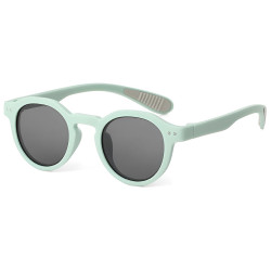 Techsuit Kids Polarized Sunglasses (8443) UV Protection, Gray Lens, TPEE Frame Mint Green