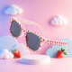 Techsuit Kids Polarized Sunglasses (5218) UV Protection, Gray Lens, TPEE Frame Strawberry Pink Techsuit Kids Polarized Sunglasses (5218) UV Protection, Gray Lens, TPEE Frame Strawberry Pink