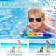 Techsuit Kids Polarized Sunglasses (5218) UV Protection, Gray Lens, TPEE Frame Blue Techsuit Kids Polarized Sunglasses (5218) UV Protection, Gray Lens, TPEE Frame Blue