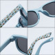 Techsuit Kids Polarized Sunglasses (5218) UV Protection, Gray Lens, TPEE Frame Blue Techsuit Kids Polarized Sunglasses (5218) UV Protection, Gray Lens, TPEE Frame Blue