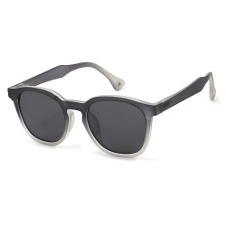 Techsuit Kids Polarized Sunglasses (691) UV Protection, Gray Lens, TR Frame Black