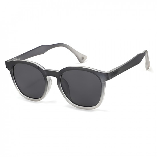 Techsuit Kids Polarized Sunglasses (691) UV Protection, Gray Lens, TR Frame Black