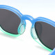 Techsuit Kids Polarized Sunglasses (691) UV Protection, Gray Lens, TR Frame Black Flame