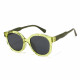 Techsuit Kids Polarized Sunglasses (627) UV Protection, Gray Lens, TR Frame Green