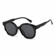 Techsuit Kids Polarized Sunglasses (627) UV Protection, Gray Lens, TR Frame Black