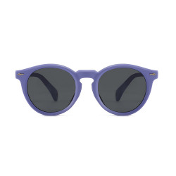 Techsuit Kids Polarized Sunglasses (602) UV Protection, Gray Lens, TPEE Frame Beige