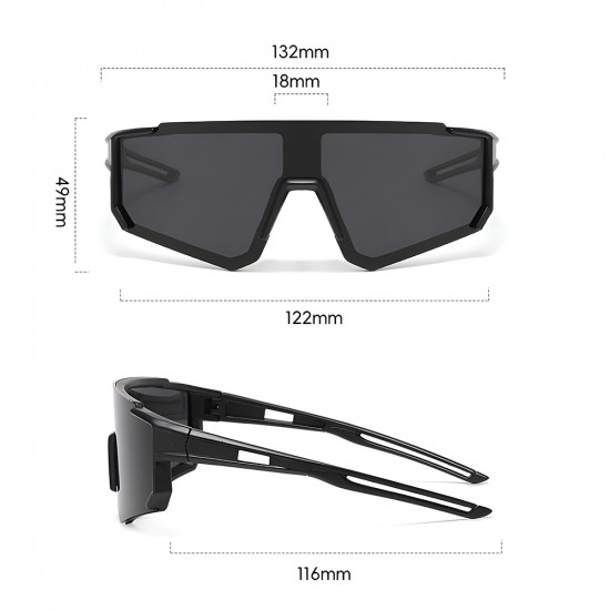 Techsuit Kids Polarized Sunglasses (R601) UV Protection, Gray Lens, TR Frame, Sport Design Black / Orange / Yellow Techsuit Kids Polarized Sunglasses (R601) UV Protection, Gray Lens, TR Frame, Sport Design Black / Orange / Yellow