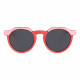 Techsuit Kids Polarized Sunglasses (601) UV Protection, Gray Lens, TPEE Frame Pink / Red