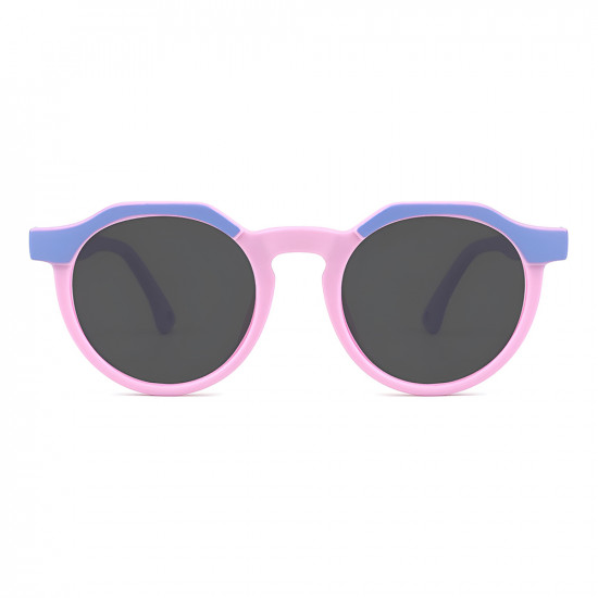 Techsuit Kids Polarized Sunglasses (601) UV Protection, Gray Lens, TPEE Frame Purple / Pink Techsuit Kids Polarized Sunglasses (601) UV Protection, Gray Lens, TPEE Frame Purple / Pink