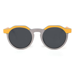 Techsuit Kids Polarized Sunglasses (601) UV Protection, Gray Lens, TPEE Frame Orange / Gray