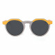 Techsuit Kids Polarized Sunglasses (601) UV Protection, Gray Lens, TPEE Frame Orange / Gray