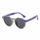 Techsuit Kids Polarized Sunglasses (601) UV Protection, Gray Lens, TPEE Frame Purple / Gray