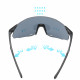 Techsuit Bike Glasses (8853) for Cycling, Sport Outdoor Activities, TR90 Frame, Unisex Black / Silver Techsuit Bike Glasses (8853) for Cycling, Sport Outdoor Activities, TR90 Frame, Unisex Black / Silver