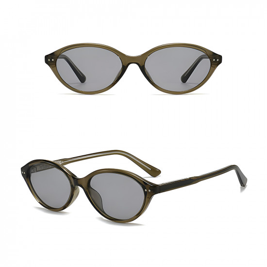 Techsuit Sunglasses (99034) for Women, TR90 Oval Frame, Modern Minimalism, Reinforced Hinge Green Techsuit Sunglasses (99034) for Women, TR90 Oval Frame, Modern Minimalism, Reinforced Hinge Green