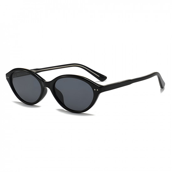 Techsuit Sunglasses (99034) for Women, TR90 Oval Frame, Modern Minimalism, Reinforced Hinge Black Techsuit Sunglasses (99034) for Women, TR90 Oval Frame, Modern Minimalism, Reinforced Hinge Black