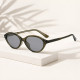 Techsuit Sunglasses (99034) for Women, TR90 Oval Frame, Modern Minimalism, Reinforced Hinge Black Techsuit Sunglasses (99034) for Women, TR90 Oval Frame, Modern Minimalism, Reinforced Hinge Black