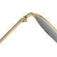 Techsuit Sunglasses (3220) for Women, Fashion, 90s Oval Frame, Adjustable Nose Pads Gold / Black