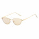 Techsuit Premium Sunglasses (622) for Women, Cat Eye Frame, Minimalist Design Gold / Champagne Techsuit Premium Sunglasses (622) for Women, Cat Eye Frame, Minimalist Design Gold / Champagne