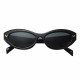 Techsuit Sunglasses (77115) for Women, PC Frame & Lens, Micro Oval, Boho Style Black Techsuit Sunglasses (77115) for Women, PC Frame & Lens, Micro Oval, Boho Style Black