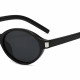 Techsuit Sunglasses (3952) for Women, PC Oval Frame, Retro Modern Aesthetic Print / Blue
