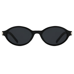 Techsuit Sunglasses (3952) for Women, PC Oval Frame, Retro Modern Aesthetic Black Techsuit Sunglasses (3952) for Women, PC Oval Frame, Retro Modern Aesthetic Black