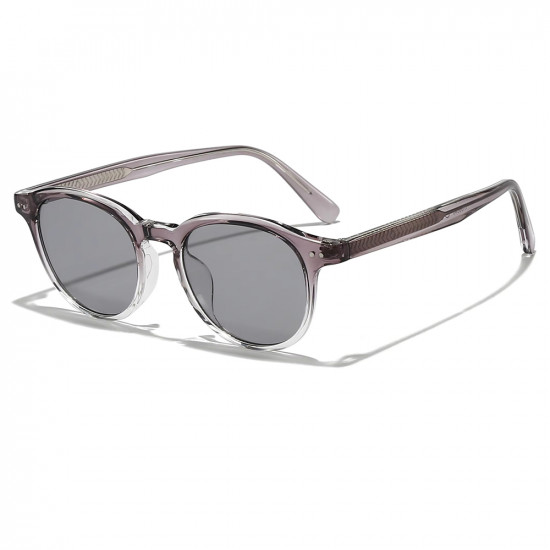 Techsuit Sunglasses (99046) Unisex, Lightweight TR90 Frame, Round Design, One piece Nose Pad Lila Techsuit Sunglasses (99046) Unisex, Lightweight TR90 Frame, Round Design, One piece Nose Pad Lila