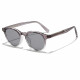 Techsuit Sunglasses (99046) Unisex, Lightweight TR90 Frame, Round Design, One piece Nose Pad Lila Techsuit Sunglasses (99046) Unisex, Lightweight TR90 Frame, Round Design, One piece Nose Pad Lila