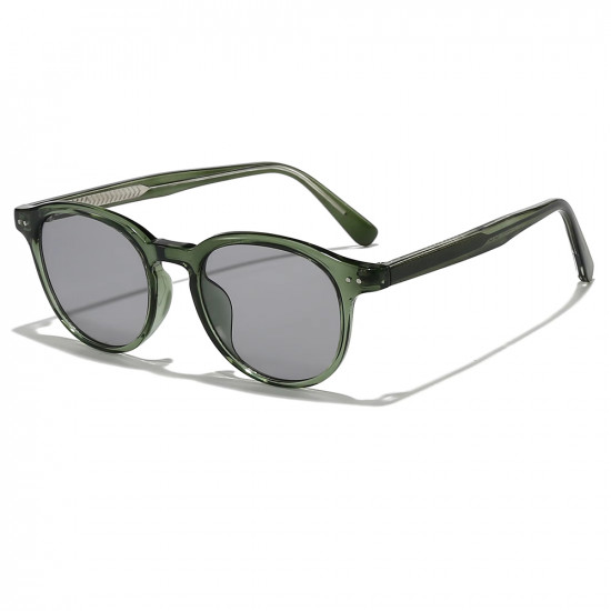 Techsuit Sunglasses (99046) Unisex, Lightweight TR90 Frame, Round Design, One piece Nose Pad Green Techsuit Sunglasses (99046) Unisex, Lightweight TR90 Frame, Round Design, One piece Nose Pad Green