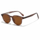 Techsuit Sunglasses (99046) Unisex, Lightweight TR90 Frame, Round Design, One piece Nose Pad Brown Techsuit Sunglasses (99046) Unisex, Lightweight TR90 Frame, Round Design, One piece Nose Pad Brown