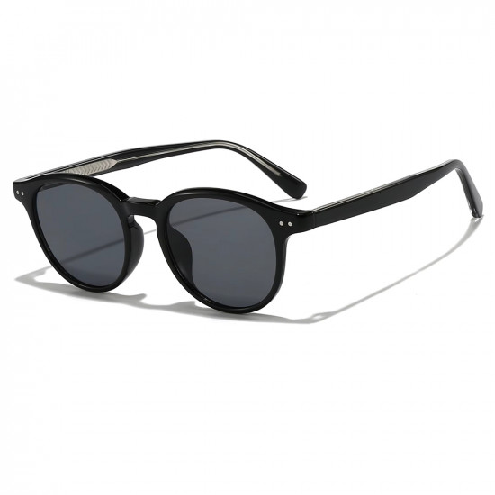 Techsuit Sunglasses (99046) Unisex, Lightweight TR90 Frame, Round Design, One piece Nose Pad Black Techsuit Sunglasses (99046) Unisex, Lightweight TR90 Frame, Round Design, One piece Nose Pad Black