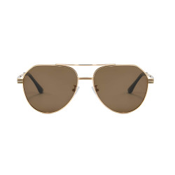 Techsuit Premium Polarized Sunglasses (8622) Unisex, with UV Protection, Aviator Frame, HD TAC Lens Gold Techsuit Premium Polarized Sunglasses (8622) Unisex, with UV Protection, Aviator Frame, HD TAC Lens Gold