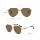 Techsuit Premium Polarized Sunglasses (8622) Unisex, with UV Protection, Aviator Frame, HD TAC Lens Gold Techsuit Premium Polarized Sunglasses (8622) Unisex, with UV Protection, Aviator Frame, HD TAC Lens Gold